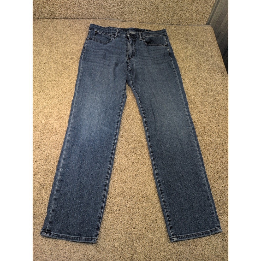 Bonobos Mens Straight Leg Blue Jeans Medium Wash Stretch Denim 32x32 B1670